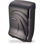 San Jamar T1790TBK Ultrafold Multifold/C Katlanır Havlu Dispenseri, Okyanuslar, Siyah, 11 3/4 x 6 1/4 x 18
