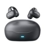 Sanag Açık Kulak Kablosuz Kulakiçi Bluetooth 5.3 Mikrofon Klipsli Kulak İçi Kulaklıklar Şarj Kılıflı Erkekler, Kadınlar için iPhone/Samsung Telefon ile Uyumlu - Siyah