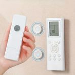 Sanal Trend 4 Adet Mıknatıslı Uzaktan Kumanda Tutucu Eşya Telefon Tutucu Organizer Kumanda Standı Duvar Askısı - Beyaz - 2.4 Cm