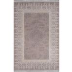 Sanat Delüks 6993 Gri Örgü Saçaklı 80x150 cm Salon Halı