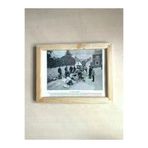 SANAT TACİRİ Camsiz Çift Tarafli Ahşap Çerçeveli Dijital Baski Resim Tablo Soldier's Post Bag Post Office London EK56FS432