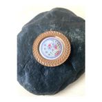 SANAT TACİRİ El Boyama Çini Baski Temali Bakir Renkli Magnet