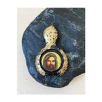 SANAT TACİRİ Hz. Ali Resimli Magnet Bal Kabaği Formunda Magnet