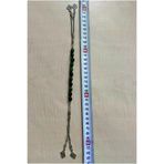SANAT TACİRİ Yeşil Toz Kehribar Zaza Tesbih Kararmayan Püsküllü Kapsül Kesim Tesbih No 56 EK65RG57