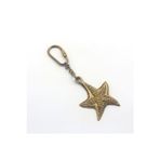 SANAT TACİRİ Yıldız Şeklinde Pirinç -- Metal Anahtarlık -- 222