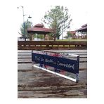 SANATBLOĞU 3D Ofis Masası İsim Plakası Dekoru Akrilik Pleksi Özel İsim Plakası(20 x 6) 041 CLK-1362