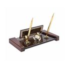 SANATBLOĞU AGORA BRONZ SET KRİSTAL CAM SET DOĞAL DEKORATİF KRİSTAL MASA İSİMLİĞİ 3100 CLK-1640