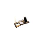 SANATBLOĞU KABARTMA KRİSTAL AHŞAP ORGANİZER MASA İSİMLİK CLK-1029