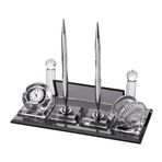 SANATBLOĞU KABARTMA Modern Gümüş Kristal Masa İsimlik CLK-1469