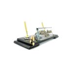 SANATBLOĞU Kristal masa üstü isimlik, masa isimliği, füme kristal isimlik CLK-517