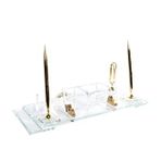 SANATBLOĞU KRİSTAL TASARIM ALTIN MASA İSİMLİK ÖZEL HEDİYE OFİS MASA İSİMLİĞİ CLK-1007