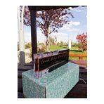 SANATBLOĞU Ofis Masası İsim Plakası Dekoru Şeffaf Kristal Cam Özel İsim Plakaları - (20 x 6) A1 CLK-764