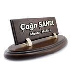 SANATBLOĞU OVAL AHŞAP MASA İSİMLİĞİ CLK-1490