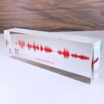 SANATBLOĞU Ses Dalgası Sanatı Sevgiline Doğum Günü Tasarımlı Unutulmaz Modern Bir Hediye CLK-308