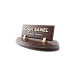SANATBLOĞU YARIM OVAL AHŞAP MASA İSİMLİĞİ CLK-479