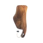 Sanathobi Doğal Ceviz Ağacı Kesme Tahtası-Satır Formunda-Özel Tasarım- 40X16X2.0CM No:6