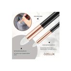Sanathobi Eskiz Sünger-Keçe Silgi, Yıkanabilir, Kara Kalem Silgi, Gölgelendirme, Porselen Boyama-Rose 2 Adet