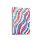Sanatsal Cam Tablo - Abstrakt Sanat - Dikey Motif 17-015, 100 x 70
