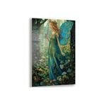 Sanatsal Cam Tablo - Art Nouveau - Dikey Motif 08-016, 45 x 30