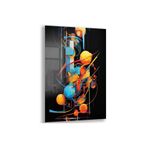 Sanatsal Cam Tablo - Kinetik Sanat - Dikey Motif 11-020, 140 x 90