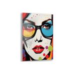 Sanatsal Cam Tablo - Pop Art - Dikey Motif 05-002, 140 x 90