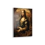 Sanatsal Cam Tablo - Rönesans - Dikey Motif 15-020, 65 x 45
