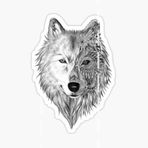 Sanatsal Kurt Araba Sticker Etiket Yapıştırma 18Cm