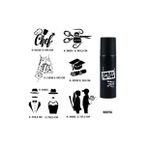 Sanatsal Modeller Spray Tattoo Geçici Dövme Seti Dark Siyah Sprey