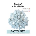 Sanatsal Mozaik 12x12mm Sanatsal Cam Mozaik Taşı (100GR)