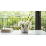 Sanatsal Yüz Vazo – Modern Soyut Tasarım Dekoratif Saksı – Minimalist Büst Obje