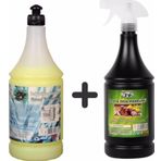 Sanayi Kimya Oto Kalorifer Ve Petek Temizleme İlacı (Solventli) 1 Lt & Oto , Ev Ve Ortam Kokusu 500 Ml