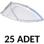 Sanayi Tipi Alüminyum Teflon Ütü 25'li Set, Dayanıklı ve Güçlü Performans - 1BW-Beyaz - Seçenek 1
