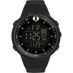 Sanda 6071 Üç Bölmeli LED Dijital Ekranlı Ectronic Saat Siyah (Yurt Dışından)