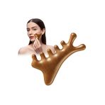 Sandal Ağacı Gua Sha, Masaj Aleti Yüz & El & Tüm Vücut & Saç Bakım No:4