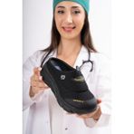 Sandal Spor Kadın Dolgu Taban Ortopedik File Sabo Doktor Hemşire Hastane Aşçı Terliği SS001-0278 Siyah - 0 - Siyah