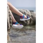 Sandal Spor Kadın Dolgu Topuk Cırtlı Günlük Spor Sandalet SS001-0178 Mavi Mor - Mavi - Mor