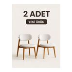 SANDALİE 2 Adet Bohem Yemek Masası Sandalyesi, Bohem Sandalye, İskandinav Sandalye, Salon Masa Sandalyesi