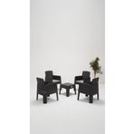 SANDALİE Apex 1+1+1+1+S Minderli Bahçe&Balkon&Teras Mobilyası – Antrasit