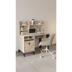 Sandalie Arda 60X120 cm Çalışma Masası Bilgisayar Masası Ofis Ders Yemek Masası Atlantik Çam - 120x59 - Beyaz