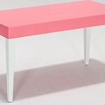 Sandalie Junior Dikdortgen Ergonomik Konforlu Anaokulu Kres Cocuk Masasi - Pembe