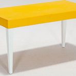Sandalie Junior Dikdortgen Ergonomik Konforlu Anaokulu Kres Cocuk Masasi - Sari