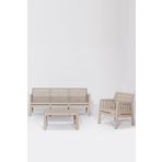 Sandalie Lara Mindersiz / 3 1 S Bahçe Takımı Balkon - Bahçe - Teras Mobilyası / Cappucino
