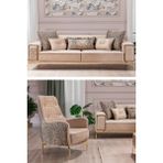 Sandalie Lexus 3+1 Salon&Oturma Odası Koltuk Takımı - Krem