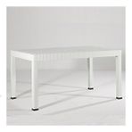 Sandalie Rattan Beyaz 90x150 cm Bahçe Masa