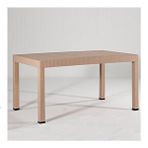 Sandalie Rattan Cappucino 90x150 cm Bahçe Masa