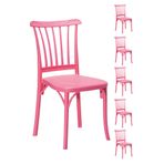 Sandalie Violet Pembe Sandalye 6 Adet
