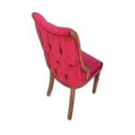 Sandalye 17995 Fitil Model Kayın İnce Retro Ayak Kapitone Papel Ortopedik Oturum