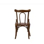 Sandalye 1985 Zus2205 Bambu Sırtlık Model Siyah Renk Kayın Ayak Oval Otr El Yapım