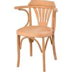 Sandalye Cafesi Sandalyecafesi Yelpaze Kollu Tonet Sandalye CDL066 - Kahverengi