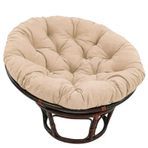 Sandalye Minderi 100 cm Yuvarlak Yumuşak Yastık Döner Rattan Mobilya için 10 cm Kalın Bahçe Sandalye Minderi Haki Renk Dış Mekan ve İç Mekan Kullanımı için Mükemmel